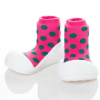 在飛比找momo購物網優惠-【Attipas】韓國Attipas學步鞋-圓點粉紅