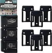 StealthMounts Battery Holder Compatible with Makita 12V CXT (6 Pack) - Black | StealthMounts Battery Mounts | Made in The UK