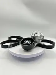 Serpentine Belt Drive Component Kit Without Belt Fit For 2005-2007 V-6 3.0 L F-ord Freestyle,Five Hundred Mercury Montego