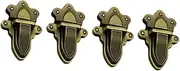 SEWACC Luggage Latch Accessories 4pcs Bag Making Locks Rust Resistant Lock Box Multi-Function Lock for DIY Purse Projects