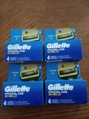 4 Packs of Gillette Proglide Shield Razor Blade Cartridges - 4 Count