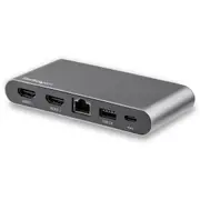 StarTech.com USB 3.0 Type C Docking Station for Notebook/Monitor - 100 W - 4 x USB Ports - 1 x USB 2.0 - 2 x USB 3.0 - USB Type-