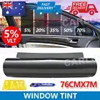 760mm*7M Car Home Window Tint Film Black Roll VLT 5% + Window Tinting Tools Kit