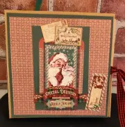 Interactive Handmade Trifold 7 1/2 x 71/2 7 Graphic 45 Letters to Santa