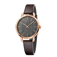 在飛比找樂天市場購物網優惠-送禮首選★Calvin Klein CK超然系列木質皮帶腕錶