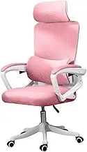Ergonomic Multifunctional Lifting Chair Sturdy Office for Home Computer Game (Roseate)