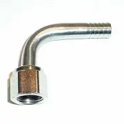Elbow 3/8 FFL Swivel Nut X 3/8 Barb Stainless Steel - Box of 500 New Elbows