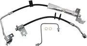 TRQ Front Left Brake Hose Compatible with 2017-2018 Ram 2500 3500