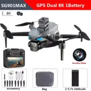 SG901 MAX Drone 8K Professional Dual HD Camera with Screen GPS 5G WIFI 360°Obsta