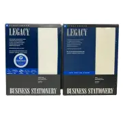 Strathmore Legacy 25% Cotton 24LB Paper Stationery Bright White 80 & Ivory 80