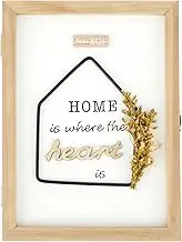 Key Holder Wall Mount Wood Key Box with 6 Key Hooks Decorative Key Cabinet Wall Key Holder Rustic Farmhouse Key Rack for Entryway Doorway Hallway Office Home Decor