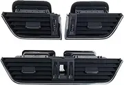 Compatible for Skoda Octavia 2015 2016 2017-2022 Dashboard Left Right Central Rear Air Outlet Vent 5ED 820 951 5ED 819 701/702 5ED 819 203(3 PCS)