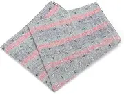 [7MCCVAZXX] Men's Cotton Handkerchief Striped Pocket Square Wedding Hanging Male Classic Vintage Classic Pocket Towel (Color: F) (C)