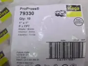10 Pack Viega 79330 ProPress 1" x 1" P x FPT Bronze Adapter