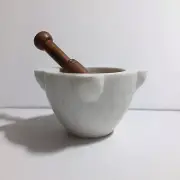McGee & Co. Avignon Marble Mortar & Pestle Set - NEW