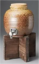 Shigaraki (with wooden stand) wind 1 bushel server [? 16.8 x 17.8cm 2400 1990g] [shochu server] | restaurant inn Japanese unit eateries for fashionable tableware business