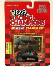 Sealed NASCAR Stock Car 1996 Racing Champion #24 JEFF GORDAN 1:64 Card & Display