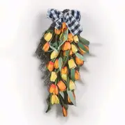 26" Orange Tulip Teardrop Shaped by Hobby Lobby