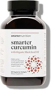 Smarter Turmeric Curcumin - Potency and Absorption in a SoftGel - The Most Active Form of Curcuminoid Found in the Turmeric Root - 95% Tetra-Hydro Curcuminoids (30 Servings) (Packaging May Vary)