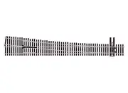 Peco HO North American-Style Code 83 #8 Turnout Streamline Right Hand, I SL-8381