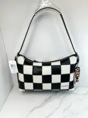 NWT Coach Alter/Ego Checkerboard Shoulder Bag Black/White Coachtopia CBE00