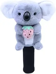 Plush Koala Headcover for Hybrid Drivers, Ideal Gift for Golf Enthusiasts