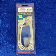 QVS 10 Ft DB9 RS232 Serial Null Modem Cable F/F - Null Modem Cable 037229330489