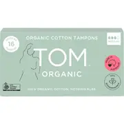 Tom Organic Tampons Regular 16 pack