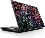 15 15.6 inch Laptop Notebook Skin Vinyl Sticker Cover Decal Fits 13.3" 14" 15.6" 16" HP Lenovo Apple Mac Dell Compaq Asus Acer/Skull Art Creepy