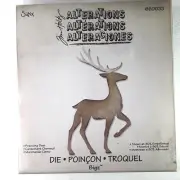 NEW Tim Holtz Alterations Sizzix BIGZ Die PRANCING DEER 660033 Big shot Bigkick