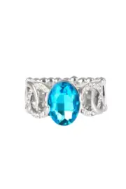 Paparazzi Supreme Bling Blue Ring - New