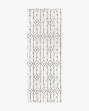 75' x 215' | Machine Washable Runner Rug | Kid & Pet Friendly | Indoor Rug | Moroccan Ornate Plush Rug | Ruggable