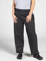 Uncommon Threads #4003 Chef Pant in "Grey Pin Stripe" Size 2XL