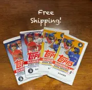 4 Pack Lot 2022 Topps Series 1 & 2 (two Each) 5 Card Packs Ohtani & Vlad Jr.
