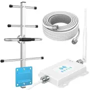 Cell Phone Signal Booster 4G LTE 5G Cell Signal Booster Band 12/17 AT&T Cell ...