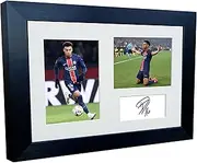 12x8 A4 Signed Desire Doue Paris Saint-Germain PSG Désiré Doué Autographed Photo Photograph Picture Frame Football Soccer Gift Triple