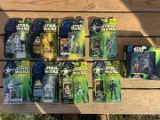 Star Wars The Power Of Force & Power Of The Jedi Lot Figures - CommTech Chip