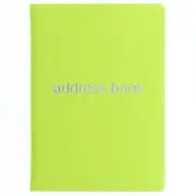 Letts Dazzle A6 Address Book Pear Coloured Notebook Home Office Stationery