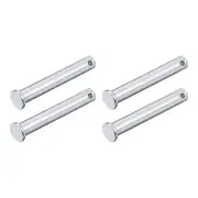 Clevis Pins (10mmx65mm) 4Pcs, Single Hole Flat Head Carbon Steel Fastener Pin