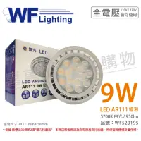 在飛比找momo購物網優惠-【DanceLight 舞光】2入 LED 9W 5700K