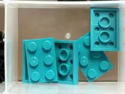 LEGO Parts - Dark Turquoise Plate 2 x 3 - No 3021 - QTY 5