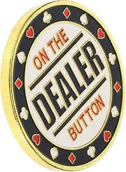 Banker Number Sign Buttons Poker Tokens Game Counting Chips Party Supply Reward Coins Poker Game Tokens Game Chips Card Dealer Poker Game Accessory Poker Chips Game Supplies Iron