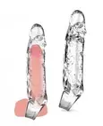 Wearable Phallic Sheath with Enlargement Ring Realistic Extension for Men