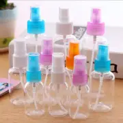 Pack of 20 Clear Empty Plastic Spray Travel Bottle with Color Spray Atomizer