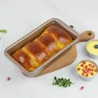 Carbon Steel Cake Baking Tray Square/Rectangular Cake Pan Toast Mold Bakery