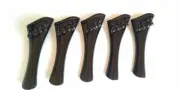 Violin Harp Tailpiece Light Tuners Ebony Wood Round 4-String 4/4 Set of 1