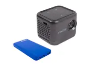 Kings Portable Rechargeable Mini Projector HDMI+ Blue Lithium Powerbank