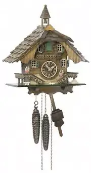 1 day running time cuckoo Clock Black Forest house TU 1515 NEW