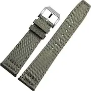 [BANDKIT] 20mm Watch Straps for IWC Pilot Portuguese Portofino Nylon Canvas Watch Bands Green Blue Gray Black Watchbands Straps Bracelets