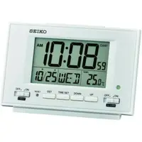 在飛比找蝦皮購物優惠-SEIKO 精工數字時鐘原裝 QHL075W 暢銷產品便宜 